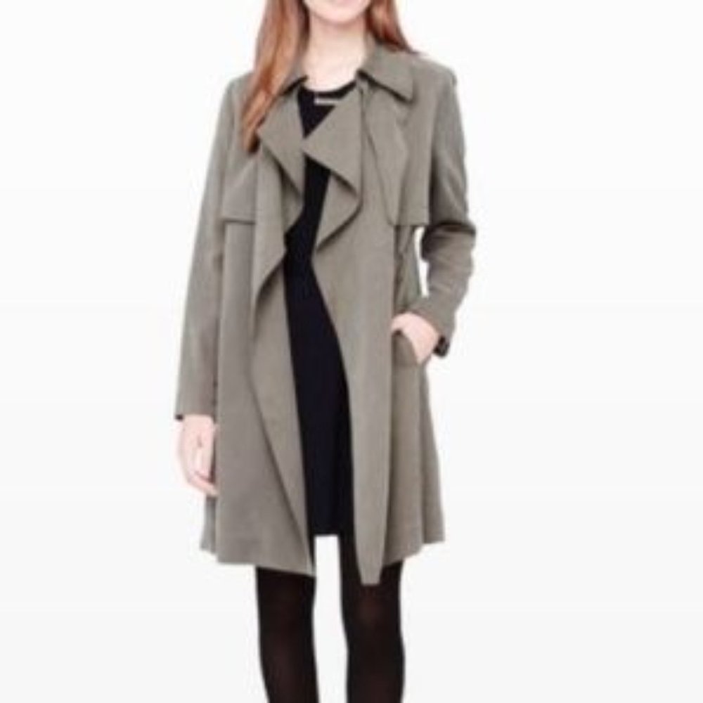 Club Monaco Olive Green Lindy Trench Coat